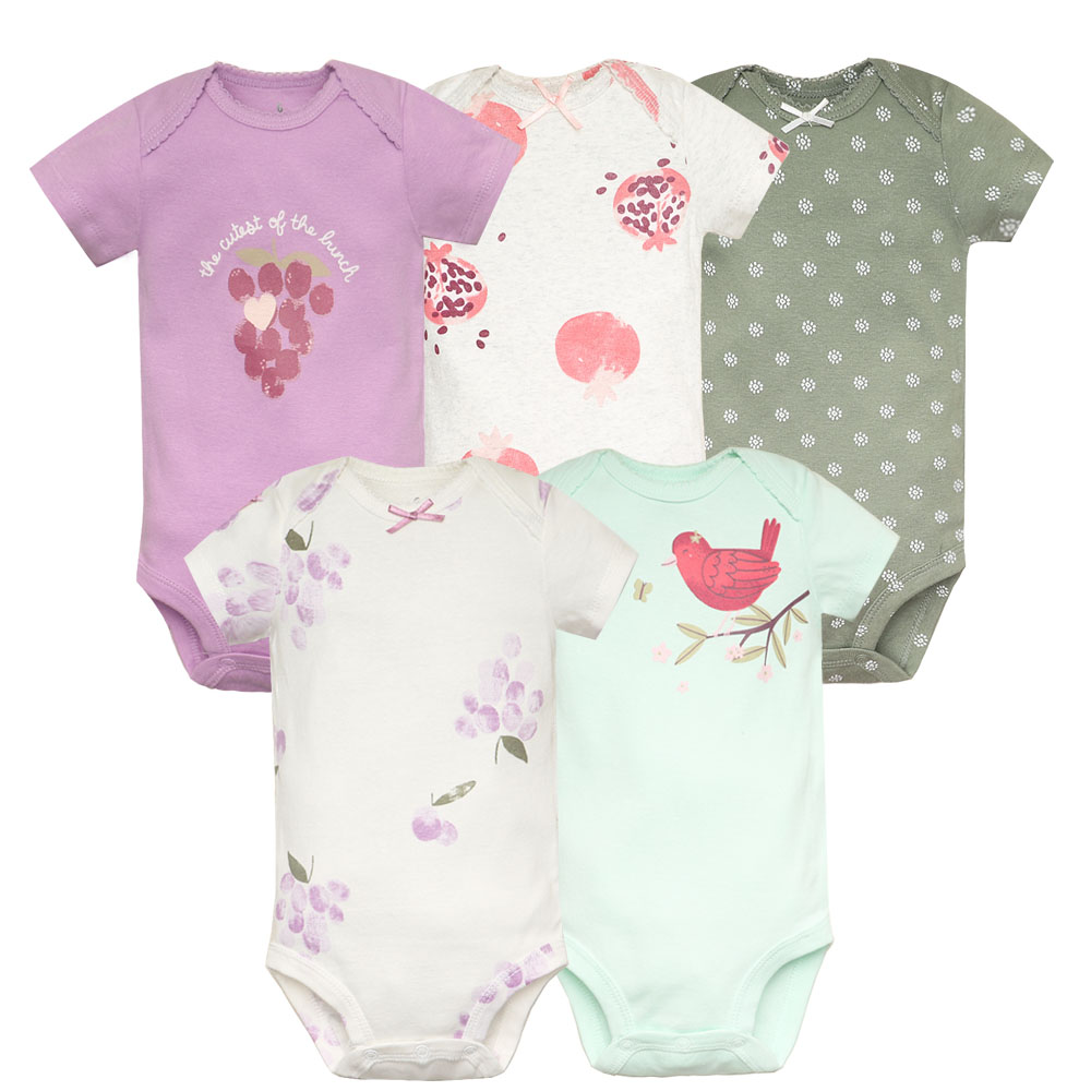 Baby Clothing Outlet - 5pcs/lot Baby Bodysuit Fashion Girl Clothes