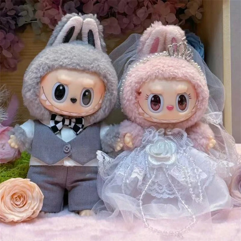 Baby Clothing Set - 15 17cm For Labubu Doll Wedding