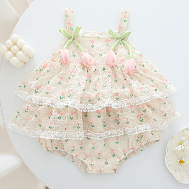 Baby Clothing Brands - 2026 Baby Girl Summer Princess Strap
