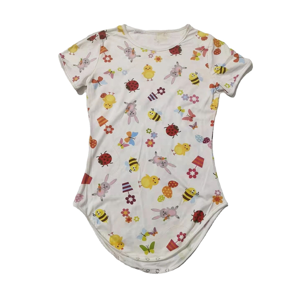 Romper Onesie Baby - DDLG Adult Bodysuit Pajamas Snap Crotch