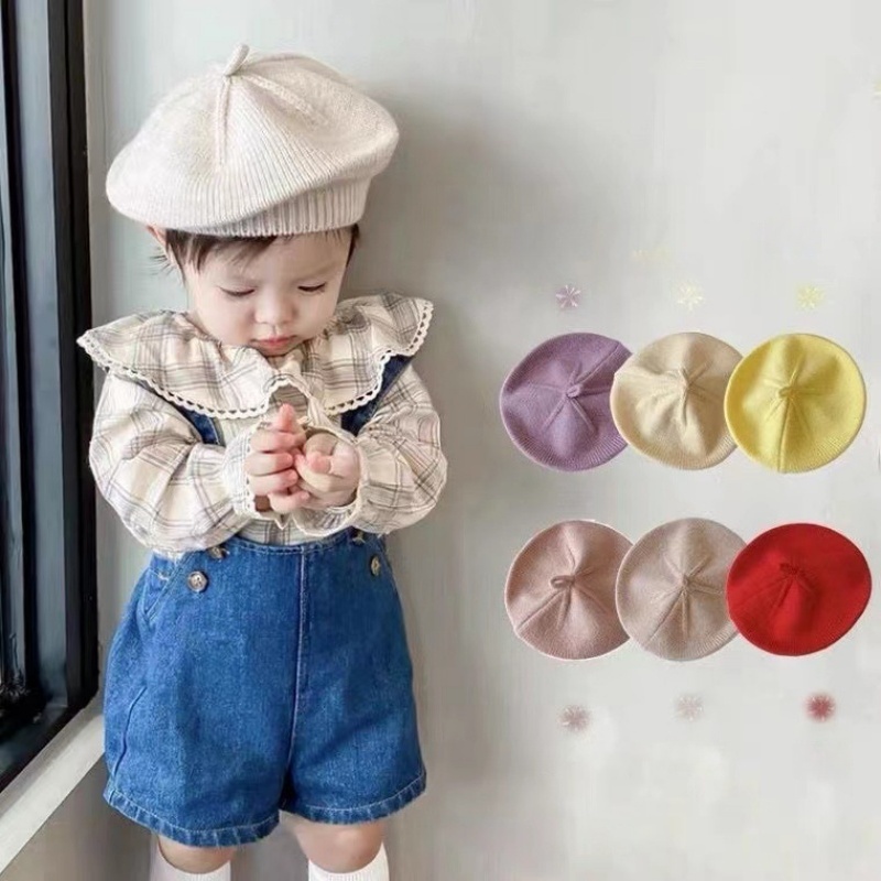 Baby Hat Beanie - New Arrival Knitted Baby Beret Toddler