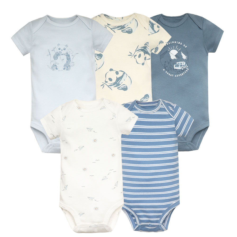 5pcs/lot Baby Bodysuit Fashion - огляд і ціна Baby Clothing Outlet