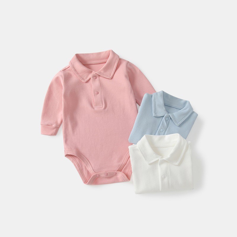 Baby Polo Collar Bodysuit 100% - огляд і ціна Romper Onesie Baby