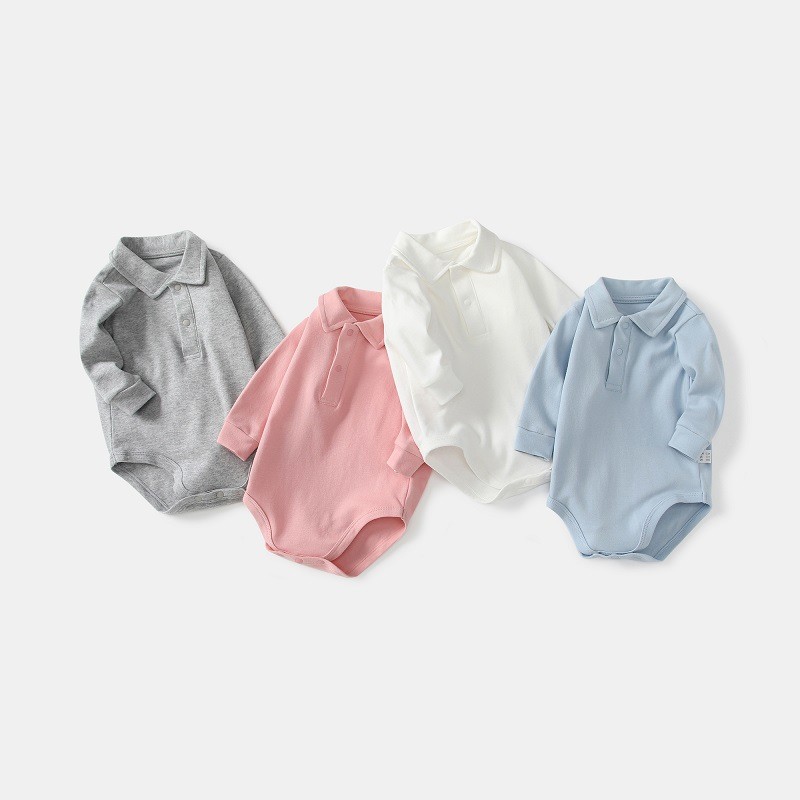 Baby Polo Collar Bodysuit 100% - огляд і ціна Romper Onesie Baby