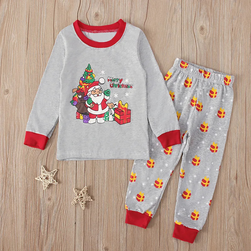 Gray Santa Claus Print Kids Pa - огляд і ціна Baby Clothing Set