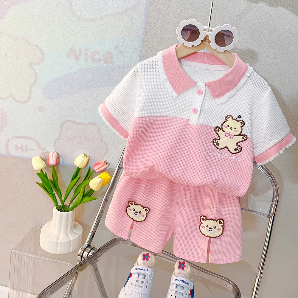 Summer Baby Girls T Shirt Shor - огляд і ціна Baby Clothing Hong Kong