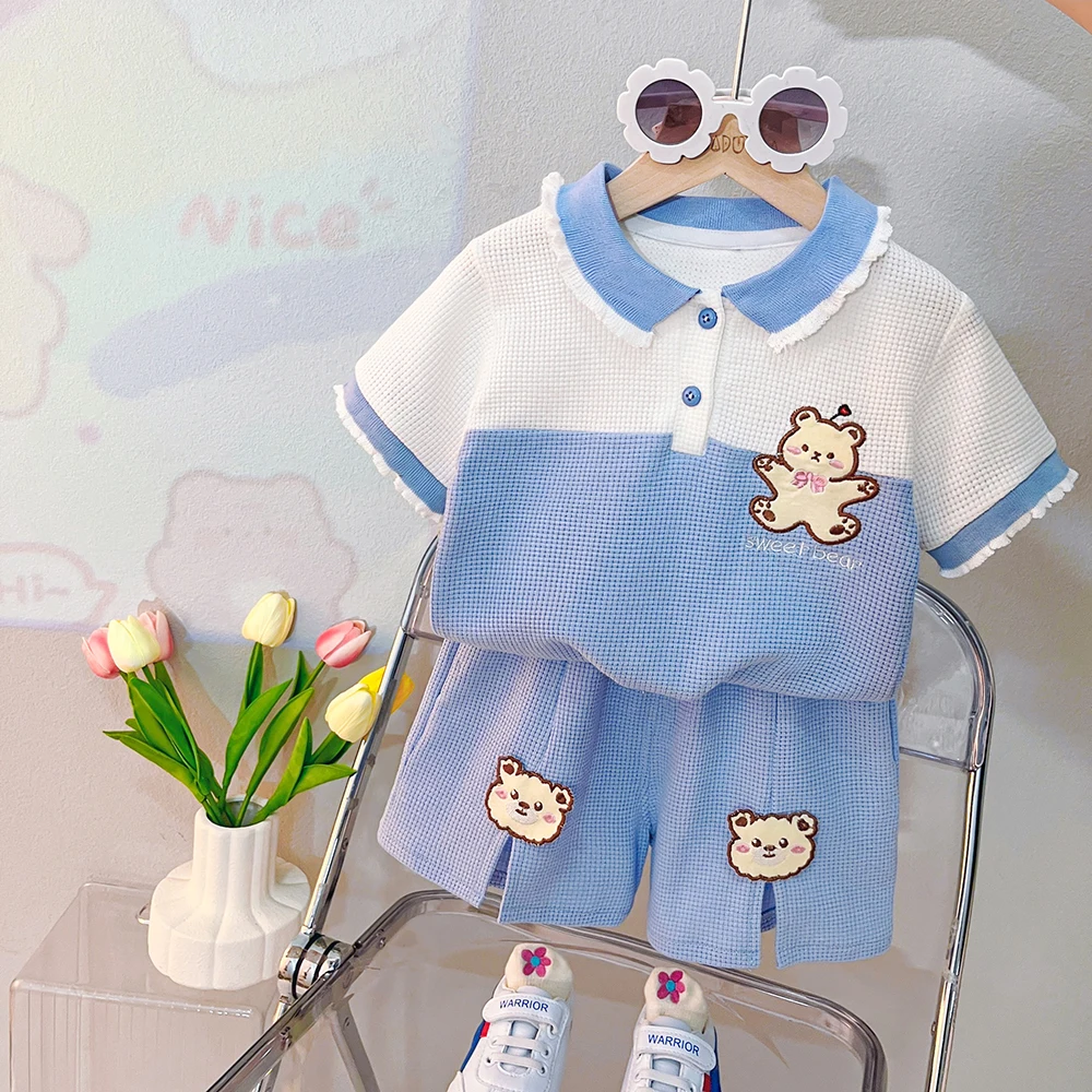 Summer Baby Girls T Shirt Shor - огляд і ціна Baby Clothing Hong Kong