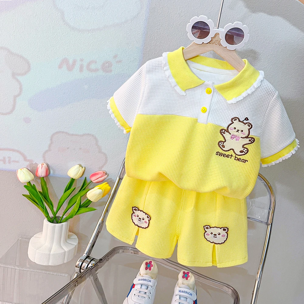 Summer Baby Girls T Shirt Shor - огляд і ціна Baby Clothing Hong Kong