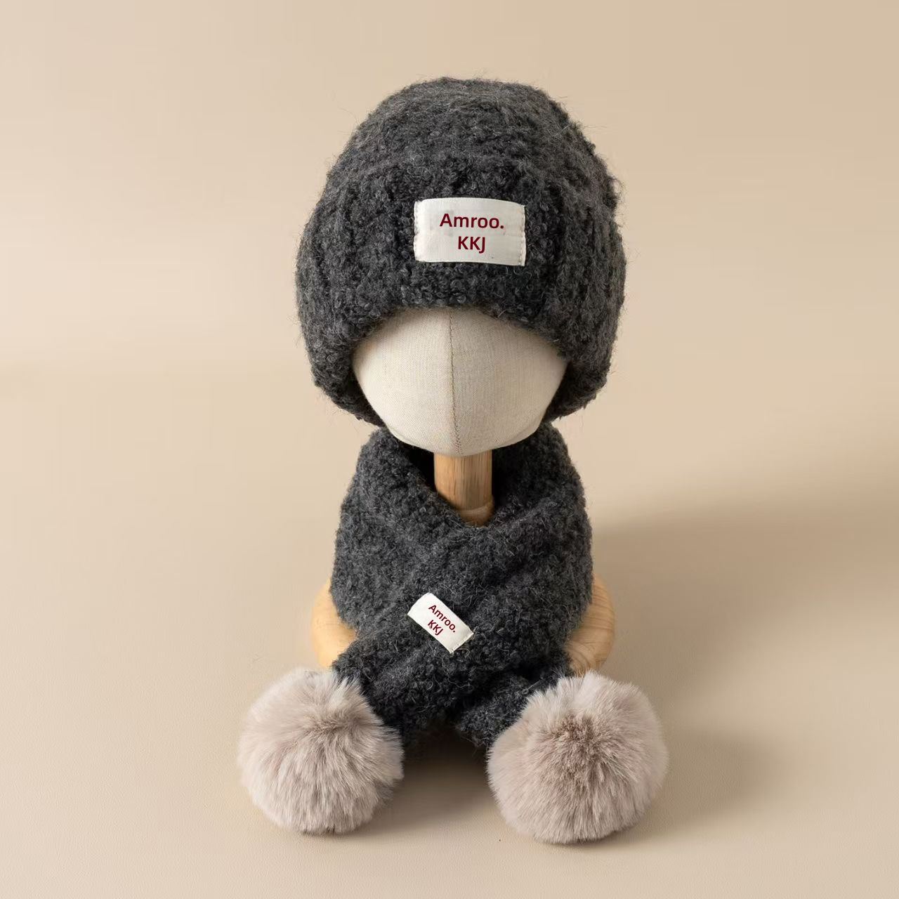 Winter Warm Children Scarf Plu - огляд і ціна Baby Hat Beanie