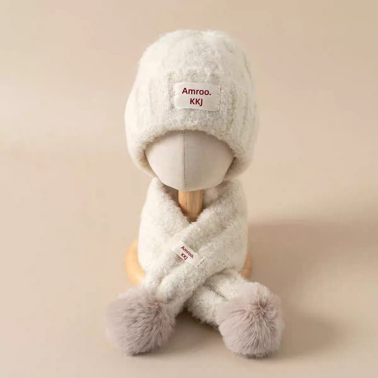 Winter Warm Children Scarf Plu - огляд і ціна Baby Hat Beanie