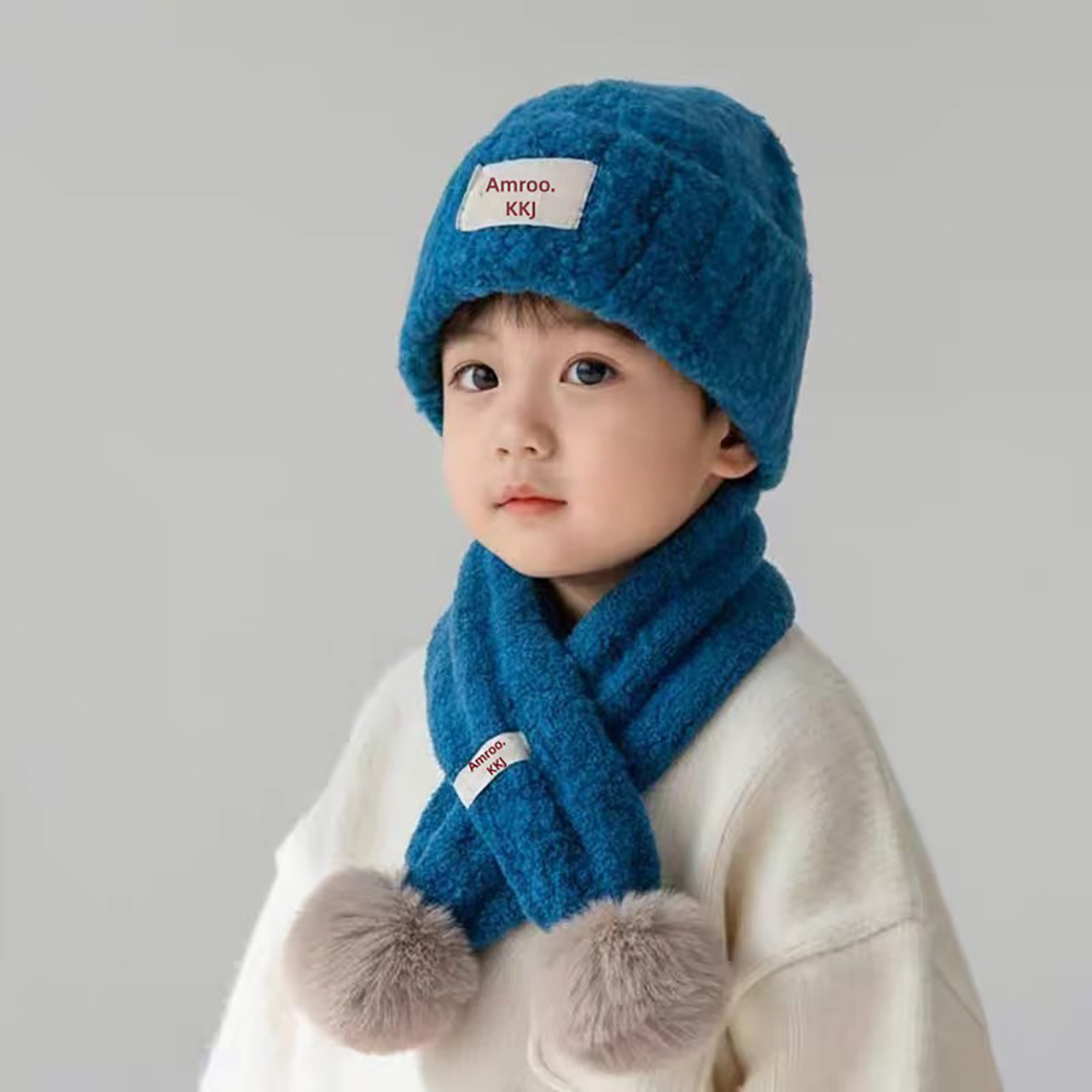 Winter Warm Children Scarf Plu - огляд і ціна Baby Hat Beanie