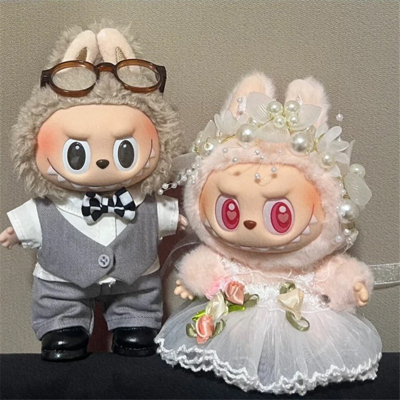 15 17cm For Labubu Doll Weddin - огляд і ціна Baby Clothing Set