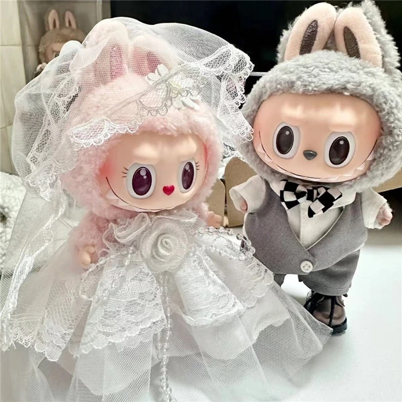 15 17cm For Labubu Doll Weddin - огляд і ціна Baby Clothing Set