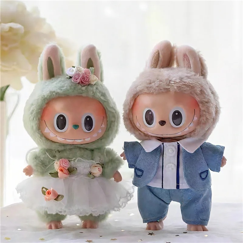 15 17cm For Labubu Doll Weddin - огляд і ціна Baby Clothing Set