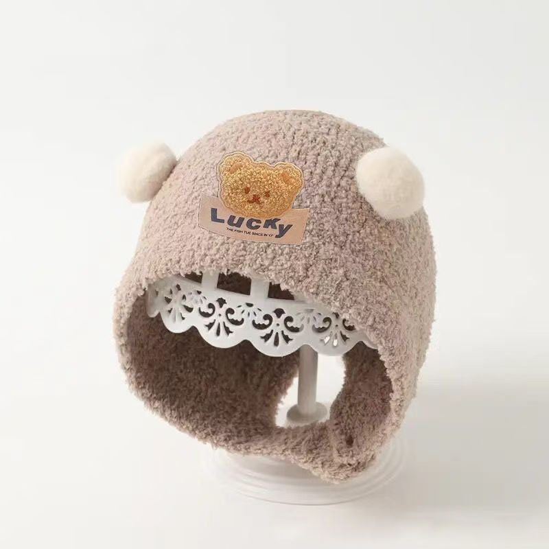 Cute Bear Baby Ear Protection  - огляд і ціна Baby Hat Beanie