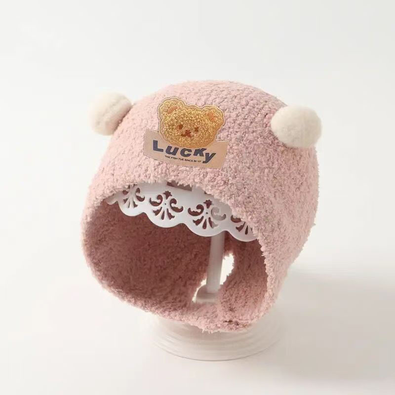 Cute Bear Baby Ear Protection  - огляд і ціна Baby Hat Beanie