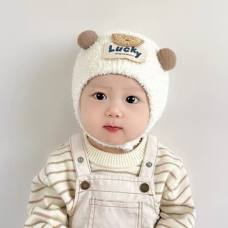 Cute Bear Baby Ear Protection  - огляд і ціна Baby Hat Beanie