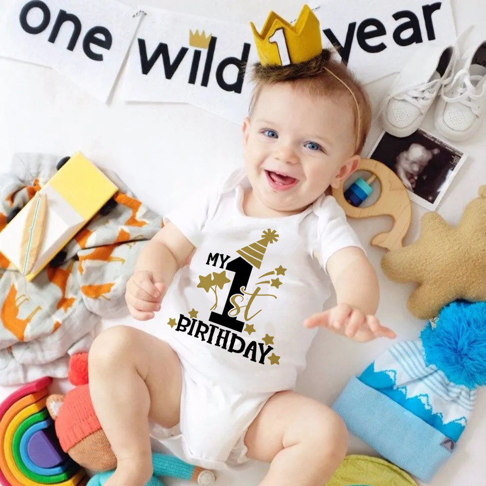 My 1st Birthday Newborn Romper - огляд і ціна Baby Clothing Outlet
