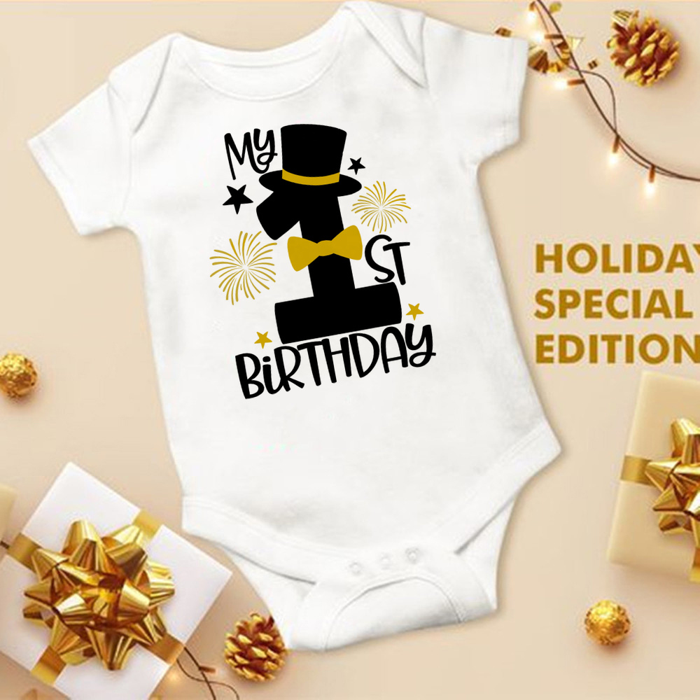 My 1st Birthday Newborn Romper - огляд і ціна Baby Clothing Outlet
