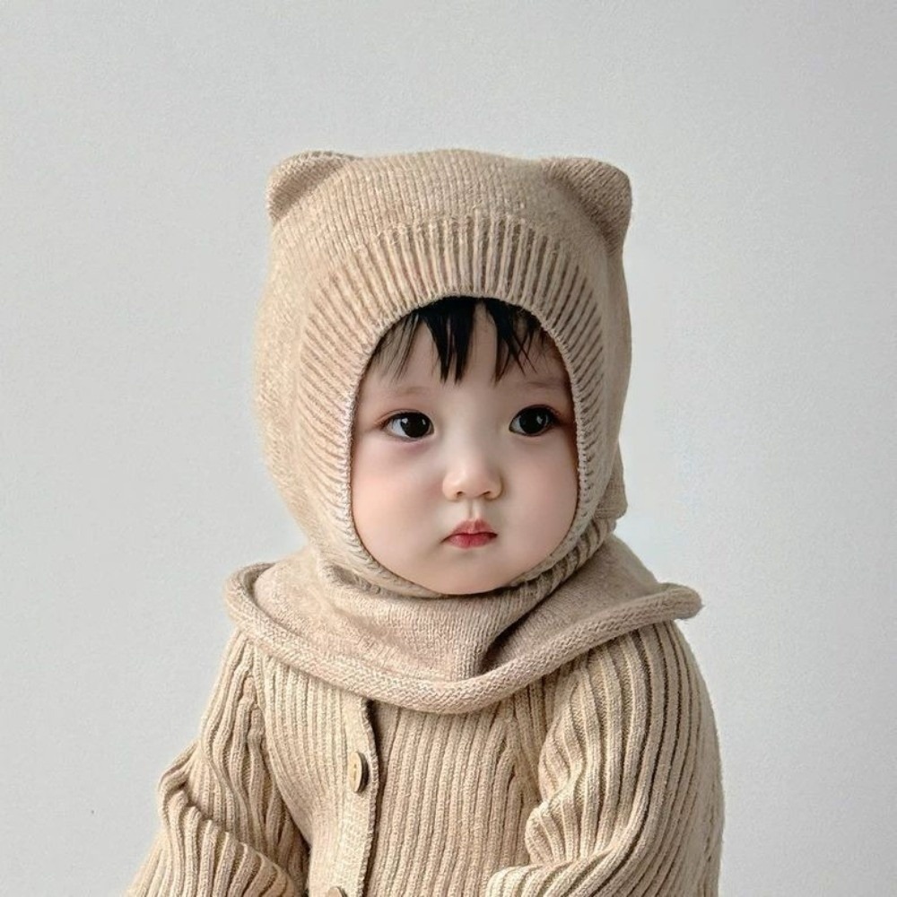 New Warm Woolen Baby Balaclava - огляд і ціна Baby Hat Beanie