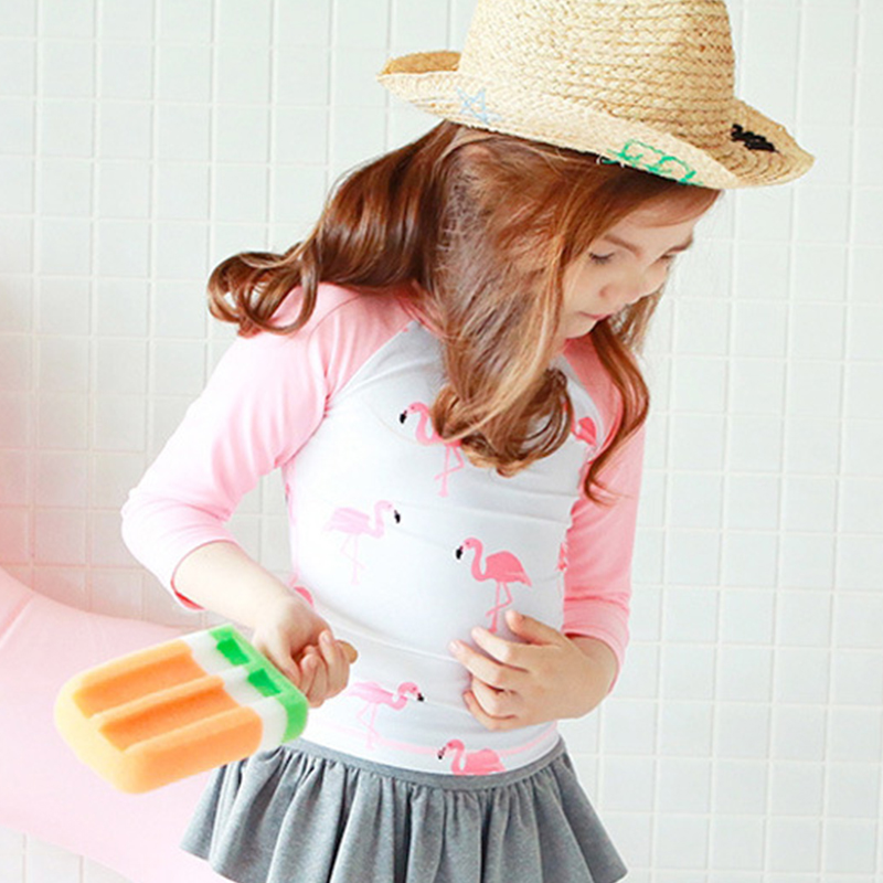 Girls Printed Long Sleeves Swi - огляд і ціна Baby Swimwear Uv