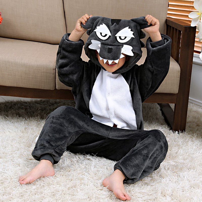 Child Boys Grey Wolf Panda Bir - огляд і ціна Romper Onesie Baby