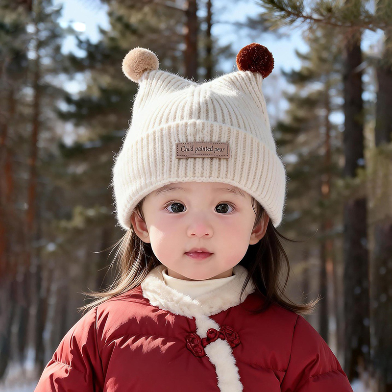 1-4Year Baby Knitted Hat Cute  - огляд і ціна Baby Hat Beanie