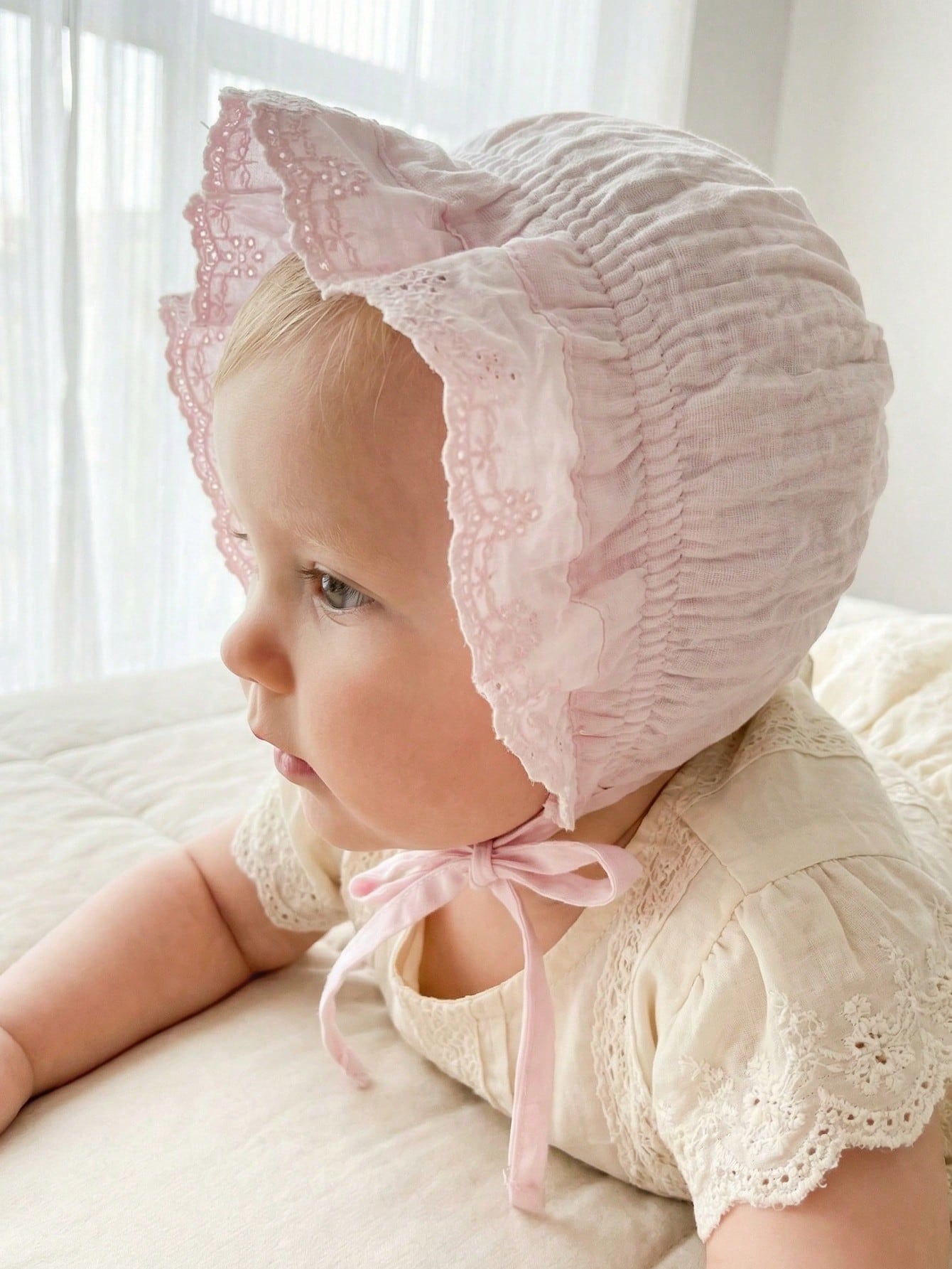 1Pc Vintage Lace Floral Baby B - огляд і ціна Baby Hat Beanie