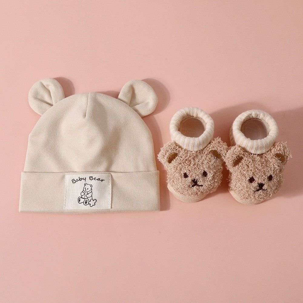 2Pcs/Set Cute Cotton Baby Hat  - огляд і ціна Baby Hat Beanie