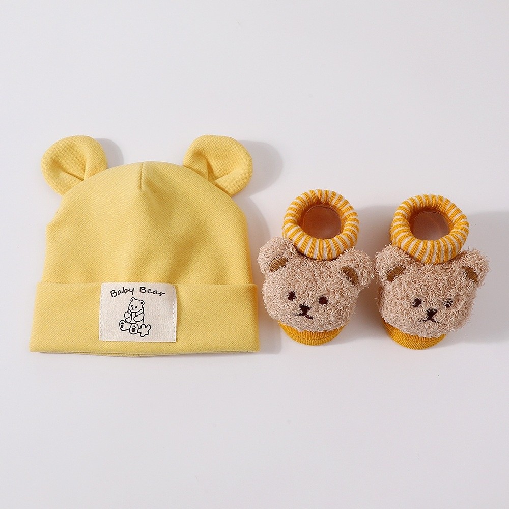 2Pcs/Set Cute Cotton Baby Hat  - огляд і ціна Baby Hat Beanie