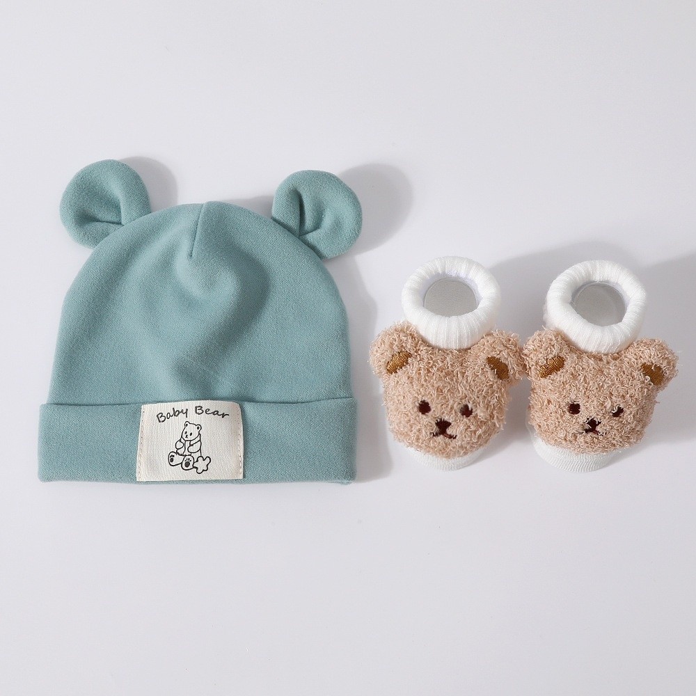 2Pcs/Set Cute Cotton Baby Hat  - огляд і ціна Baby Hat Beanie