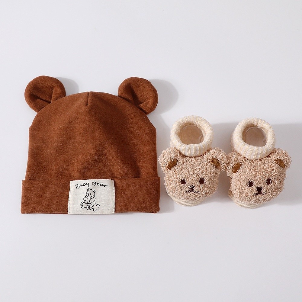 2Pcs/Set Cute Cotton Baby Hat  - огляд і ціна Baby Hat Beanie