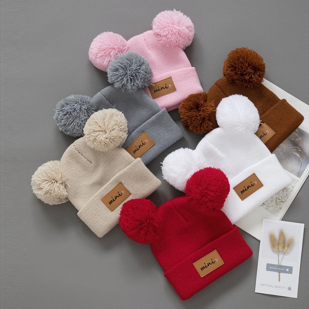 Double Ball 0-3 Years Old Infa - огляд і ціна Baby Hat Beanie