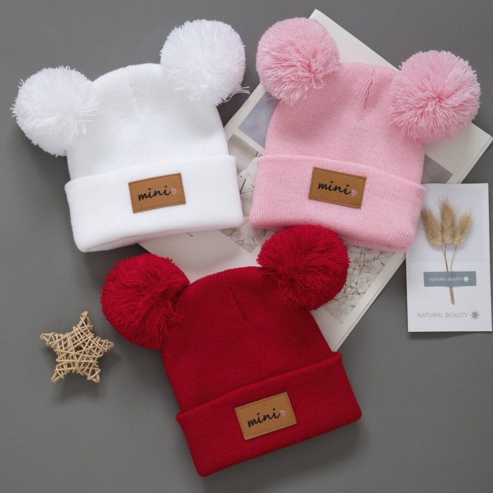 Double Ball 0-3 Years Old Infa - огляд і ціна Baby Hat Beanie
