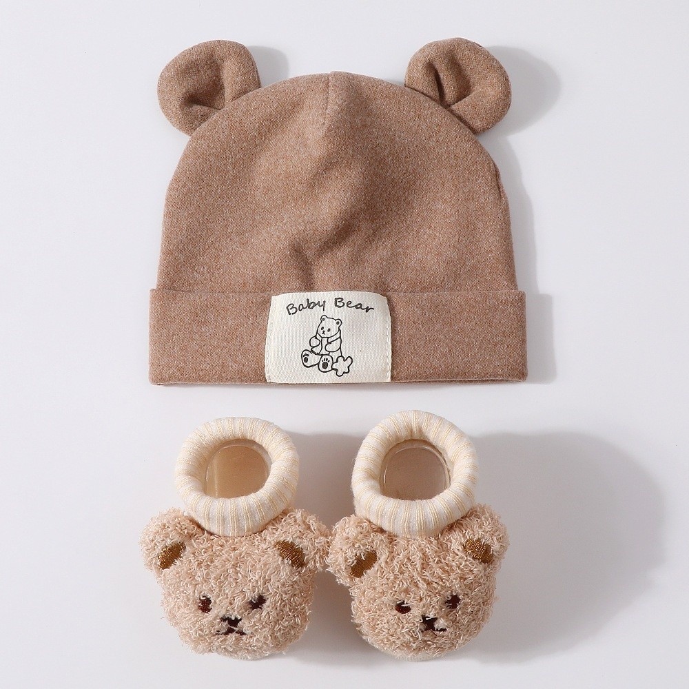 2Pcs/Set Cute Cotton Baby Hat  - огляд і ціна Baby Hat Beanie